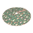 thumbnail image 1 of Daiia Mushrooms Gnome Drawing Merry Christmas Tree Skirt , Xmas Large Lace-up Tree Skirt, Santa Snowflakes Rustic Home Decorations New Year Party Farmhouse Decor-48", 1 of 7