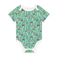 thumbnail image 1 of Daiia Mushrooms Printed Unisex-Baby Short Sleeve Onesies Bodysuits Baby Climbing Clothes Soft and Comfortable Romper with Expandable Shoulder Design-9M, 1 of 8