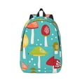 thumbnail image 1 of Daiia Mushrooms Vintage Canvas Backpack for Men and Women ,Hiking Backpack,Travel Laptop Bag for School,Large Capacity Backpack, 1 of 1