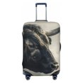 thumbnail image 1 of Daiia Mystical Bull in Fog Luggage Cover, Thickened Washable Travel Luggage Covers, Elastic Unique Baggage Covers for 18-20 inch Luggage-X-Large, 1 of 9