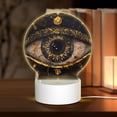 thumbnail image 1 of Daiia Mystical Golden Eye Pattern Acrylic Night Light, LED Touch Light, Bedroom Night Light, Soft Glowing Lamp Perfect Gift for Mother's Day, Birthday, or Christmas, 1 of 9