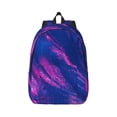 thumbnail image 1 of Daiia Neon Gradient Blue Vintage Canvas Backpack for Men and Women ,Hiking Backpack,Travel Laptop Bag for School,Large Capacity Backpack, 1 of 8