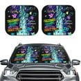 thumbnail image 1 of Daiia New York City 2PCS Car Windshield Sun Shade, Foldable Sun Shield for Car Front Window, Auto Sun Blocker Visor Protector Universal for Truck SUV Pickup-Medium, 1 of 7