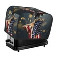 Daiia North American Bald Eagle1 Pattern 2 slice Toaster Cover, Toaster