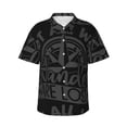 thumbnail image 1 of Daiia Not All Who Wander Are Lost2 Hawaiian Shirt for Men Gentle Cotton Regular Short Sleeve Casual-X-Large, 1 of 9