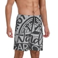thumbnail image 1 of Daiia Not All Who Wander Are Lost2 Mens Woven Stretch Pajama Short,Short Pajama Pants-XX-Large, 1 of 9