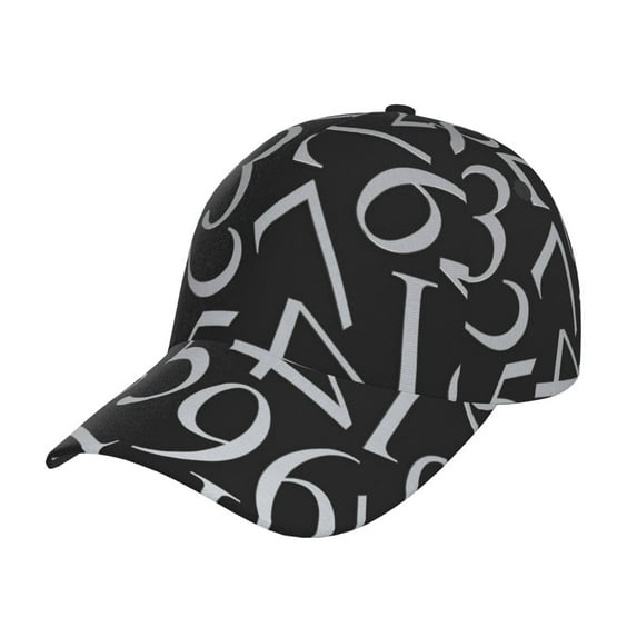 Daiia Numbers Baseball Cap Men Women Classic Adjustable For Running Workout And Outdoor Activitie All Season Dad Hat Gift