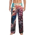 thumbnail image 1 of Daiia Ocean Seahorse Men's Sleep Pant with Pockets and Drawstring,Pajama Pants-X-Large, 1 of 9