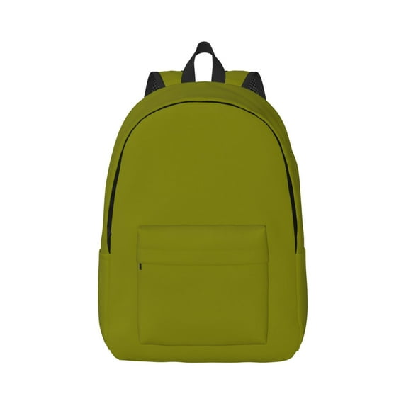 Daiia Olive Vintage Canvas Backpack for Men and Women ,Hiking Backpack,Travel Laptop Bag for School,Large Capacity Backpack