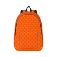 thumbnail image 1 of Daiia Orange Scales Vintage Canvas Backpack for Men and Women ,Hiking Backpack,Travel Laptop Bag for School,Large Capacity Backpack, 1 of 8