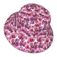 thumbnail image 1 of Daiia Orchids Flowers Pattern Bucket Hat - Trendy Cotton Sun Hat for Beach, Golf, Fishing - Fun Outdoor Vacation Boonie for Men and Women, 1 of 9