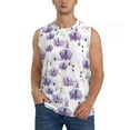 thumbnail image 1 of Daiia Orchids Flowers Printed Men's Tank Tops,Casual Soft Sleeveless Gym Muscle Shirts Bodybuilding Tee-XX-Large, 1 of 8