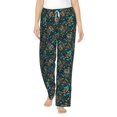 thumbnail image 1 of Daiia Owl Doodle Women's Sleep Pant with Pockets and Drawstring,Pajama Pants-X-Large, 1 of 9