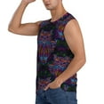 thumbnail image 1 of Daiia Paisley And Owls Printed Men's Tank Tops,Casual Soft Sleeveless Gym Muscle Shirts Bodybuilding Tee-Large, 1 of 8