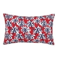 thumbnail image 1 of Daiia Palm Tree Pattern on Red Bedding Waterproof Pillow Protector Zippered Queen – Bed Bug Proof Pillow Encasement-16"x24", 1 of 9