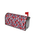 thumbnail image 1 of Daiia Palm Tree Pattern on Red Mailbox Cover , Magnetic Welcome Mailbox Wraps Post Letter Box Cover for Garden Yard Home Decor-25.5x21 in, 1 of 9