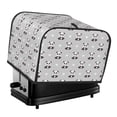 thumbnail image 1 of Daiia Panda Bear Pattern 4 slice Toaster Cover, Toaster Appliance Dust-proof Cover For Kitchen Small Appliance Dust Cover and Fingerprint Protection, 1 of 7
