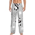 thumbnail image 1 of Daiia Pandas Men's Sleep Pant with Pockets and Drawstring,Pajama Pants-Medium, 1 of 9