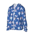 thumbnail image 1 of Daiia Party Shark Cute UPF 50+ Sun Protection Hoodie Jacket Lightweight Long Sleeve Sun Shirt for Women Men with Pocket Hiking Outdoor-Medium, 1 of 7