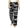 thumbnail image 1 of Daiia Pasta Bacon Women's Sleep Pant with Pockets and Drawstring,Pajama Pants-X-Large, 1 of 9