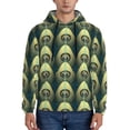 thumbnail image 1 of Daiia Peacock Gold Feather for Men's Fashion Hoodies & Sweatshirts with Kangaroo Pocket Hooded Sweatshirt Breathable & Moisture Wicking-4X-Large, 1 of 7