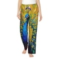 thumbnail image 1 of Daiia Peacocks Women's Sleep Pant with Pockets and Drawstring,Pajama Pants-Medium, 1 of 9