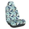thumbnail image 1 of Daiia Penguins Whales Printed Car Seat Cover - Waterproof & Sweatproof - Universal Fit, Machine Washable, Non-Slip - Seat Protector for Car, Truck, SUV, Van (1 Pack), 1 of 5