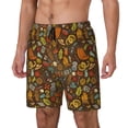 thumbnail image 1 of Daiia Picnic Mens Swim Trunks Swim Shorts Quick Dry Swim Shorts with Mesh Lining Pockets-Small, 1 of 9