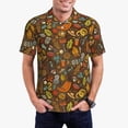 thumbnail image 1 of Daiia Picnic Pattern Men’s Polo Shirts,Solid Deck Shirt,Classic Fit, Breathable Cotton Polo for Casual and Sport Wear-3X-Large, 1 of 7