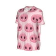 thumbnail image 1 of Daiia Pig Nose Mens Baseball Jersey Button Down Shirts Short Sleeve Sports Uniforms-Large, 1 of 9