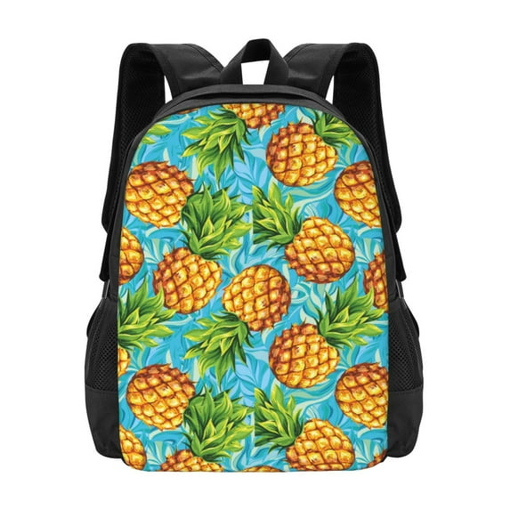 Daiia Pineapple Backpack for Men and Women -Durable Backpack Large Capacity, Water-Resistant Bag with Adjustable Straps and Laptop Compartment