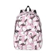 thumbnail image 1 of Daiia Pineapple Flamingo Vintage Canvas Backpack for Men and Women ,Hiking Backpack,Travel Laptop Bag for School,Large Capacity Backpack, 1 of 1