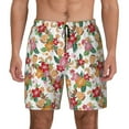 thumbnail image 1 of Daiia Pineapple Flower Mens Swim Trunks Swim Shorts Quick Dry Swim Shorts with Mesh Lining Pockets-X-Large, 1 of 9