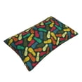 thumbnail image 1 of Daiia Pineapple Fruit Colorful Bedding Waterproof Pillow Protector Zippered Queen – Bed Bug Proof Pillow Encasement-20"x30", 1 of 6