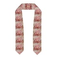 thumbnail image 1 of Daiia Pink Lotus Pattern Graduation Shawl Stole – Satin Graduation Stole Academic Stole Non-Slip Design-Flattened, 1 of 7