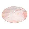thumbnail image 1 of Daiia Pink Marble Drawing Merry Christmas Tree Skirt , Xmas Large Lace-up Tree Skirt, Santa Snowflakes Rustic Home Decorations New Year Party Farmhouse Decor-36", 1 of 7