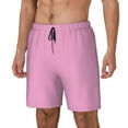 thumbnail image 1 of Daiia Pink Mens Swim Trunks Swim Shorts Quick Dry Swim Shorts with Mesh Lining Pockets-Small, 1 of 9