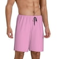 thumbnail image 1 of Daiia Pink Mens Woven Stretch Pajama Short,Short Pajama Pants-3X-Large, 1 of 9