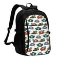 thumbnail image 1 of Daiia Pirate Hats Pattern USB Charging Backpack for Men and Women, Anti-Theft Backpack,Travel Backpack,School Backpack,College Backpack,Laptop Backpack, 1 of 7