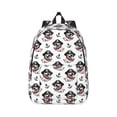 thumbnail image 1 of Daiia Pirate Puppy Vintage Canvas Backpack for Men and Women ,Hiking Backpack,Travel Laptop Bag for School,Large Capacity Backpack, 1 of 1