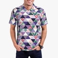 thumbnail image 1 of Daiia Plaid Flamingo Pattern Men’s Polo Shirts,Solid Deck Shirt,Classic Fit, Breathable Cotton Polo for Casual and Sport Wear-3X-Large, 1 of 7