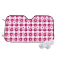 thumbnail image 1 of Daiia Plaid Heart Windshield Sun Shade for Car SUV Truck (Small ), Car Sun Shade Windshield, Car Shades for Front Windows, Sunshade for Car Windshield, 1 of 7