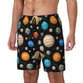 thumbnail image 1 of Daiia Planets In Deep Space Mens Swim Trunks Swim Shorts Quick Dry Swim Shorts with Mesh Lining Pockets-X-Large, 1 of 9