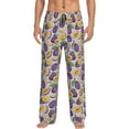 thumbnail image 1 of Daiia Plum Men's Sleep Pant with Pockets and Drawstring,Pajama Pants-Small, 1 of 9