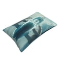 thumbnail image 1 of Daiia Polar Bear On Iceberg Bedding Waterproof Pillow Protector Zippered Queen – Bed Bug Proof Pillow Encasement-16"x24", 1 of 6