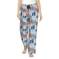 thumbnail image 1 of Daiia Polka dot bow Pattern Women's Sleep Pant with Pockets and Drawstring,Pajama Pants-Large, 1 of 6
