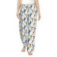 thumbnail image 1 of Daiia Poodle Dog Women's Sleep Pant with Pockets and Drawstring,Pajama Pants-Large, 1 of 9
