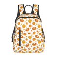 thumbnail image 1 of Daiia Pumpkin Maple Leaves School Backpack for Men and Women Lightweight Backpack Durable Backpack Water-Resistant,Travel,Work Bag, 1 of 9