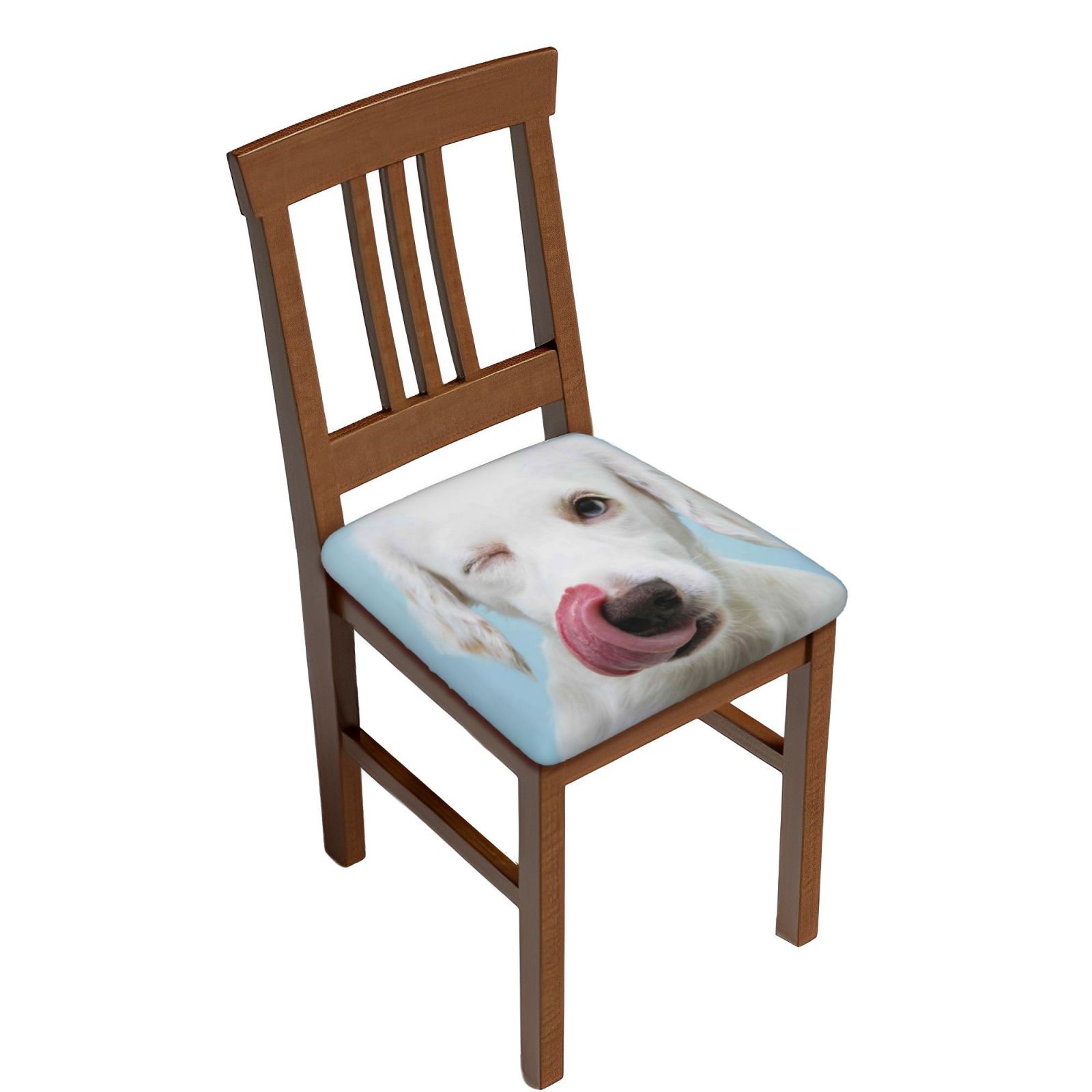 Daiia Puppy Licks Nose Stretch Individual Couch Cushion Slipcovers Reversible Cushion Protector