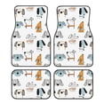 thumbnail image 1 of Daiia Puppy Printed Car Floor Mats Set of 4, Durable Non Slip Auto Floor Carpet, Car Interior Carpets Proof Foot Pads Anti-Slip Cushion Automoetive Accessories, 1 of 1